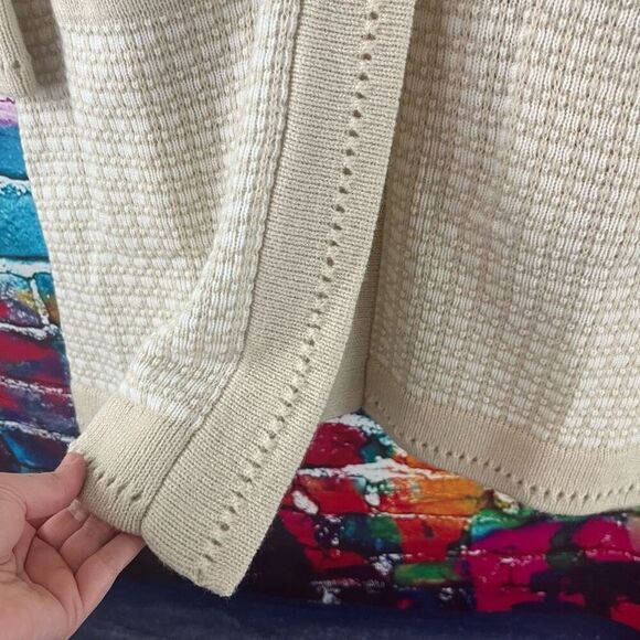 Vintage Cream Women's Cardigan Sweater - Picture 6 of 7